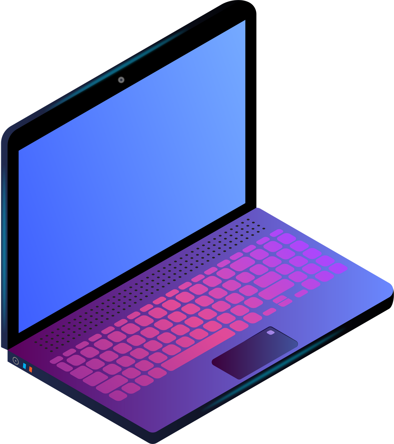 Isometric Laptop Illustration